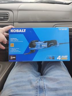 Kobalt Oscillating Multi Tool/ Kit With Bag + Blades