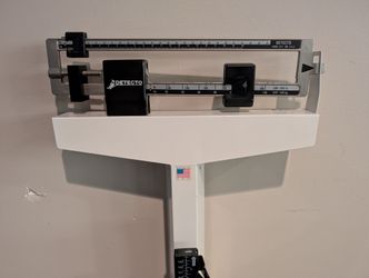 DETECTO Professional Medical Beam Scale with Height Rod
