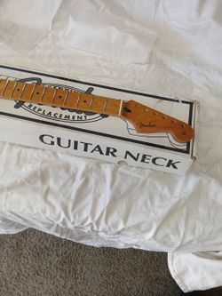 New Fender roasted maple stratocaster neck