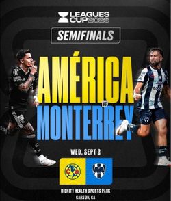 Club America vs Rayados $170 each ticket (2 available)