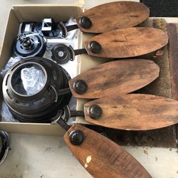 Hunter 42” Flushmount Ceiling Fan w/globe