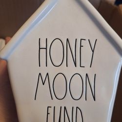 Rea Dunn Honey Moon Fund Piggy Bank
