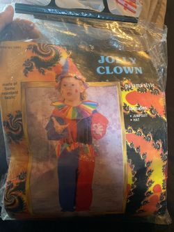 Clown costume toddler 2-4