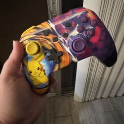 Enhanced Nintendo Switch Controller Gengar/Pikachu