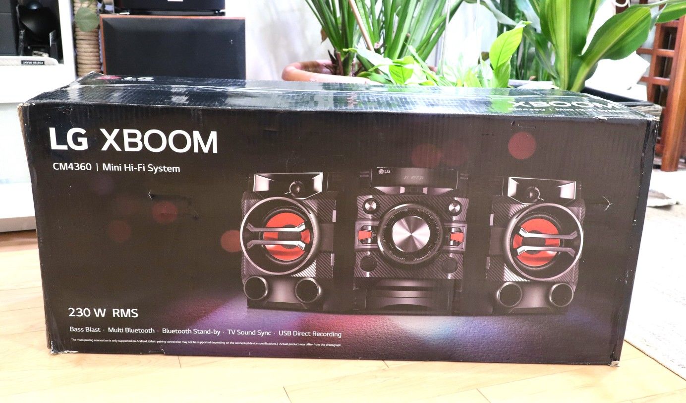 LG CM4360 Mini Hi-Fi Stereo System CD Player Bluetooth AM/FM USB MP3 CD-R/RW