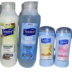 Suave Shampoo And Deodorant Bundle 
