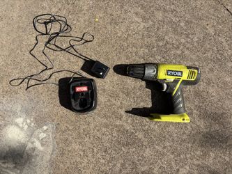 RYOBI Drill And Charger NO BATTERY Used: Good Condition