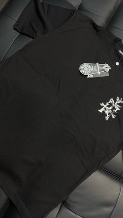 Chrome Hearts Black T-Shirt with Cross Graphic Size M
