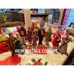 AVON vintage cologne containers 