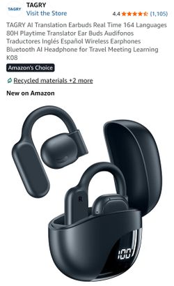 TAGRY K08 AI Translation Wireless Earbuds