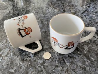 Norwegian Porsgrund porcelain cups