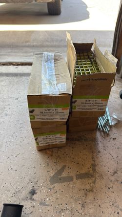 3 Boxes Wide Crown 5/8” X 1” Framing staples