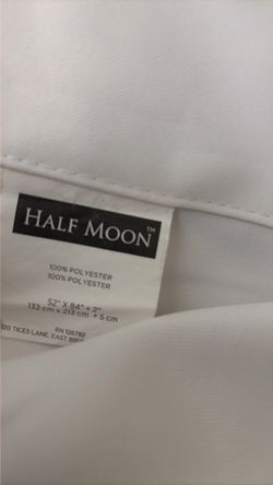 Half moon curtains