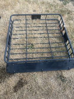 Universal Black Roof Rack Cargo Carrier Used