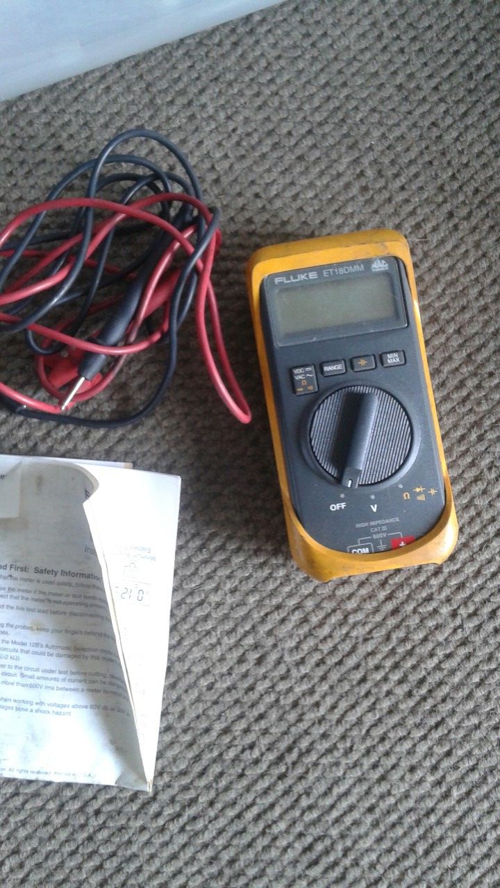 Fluke ET 18 DMM Mac Tools