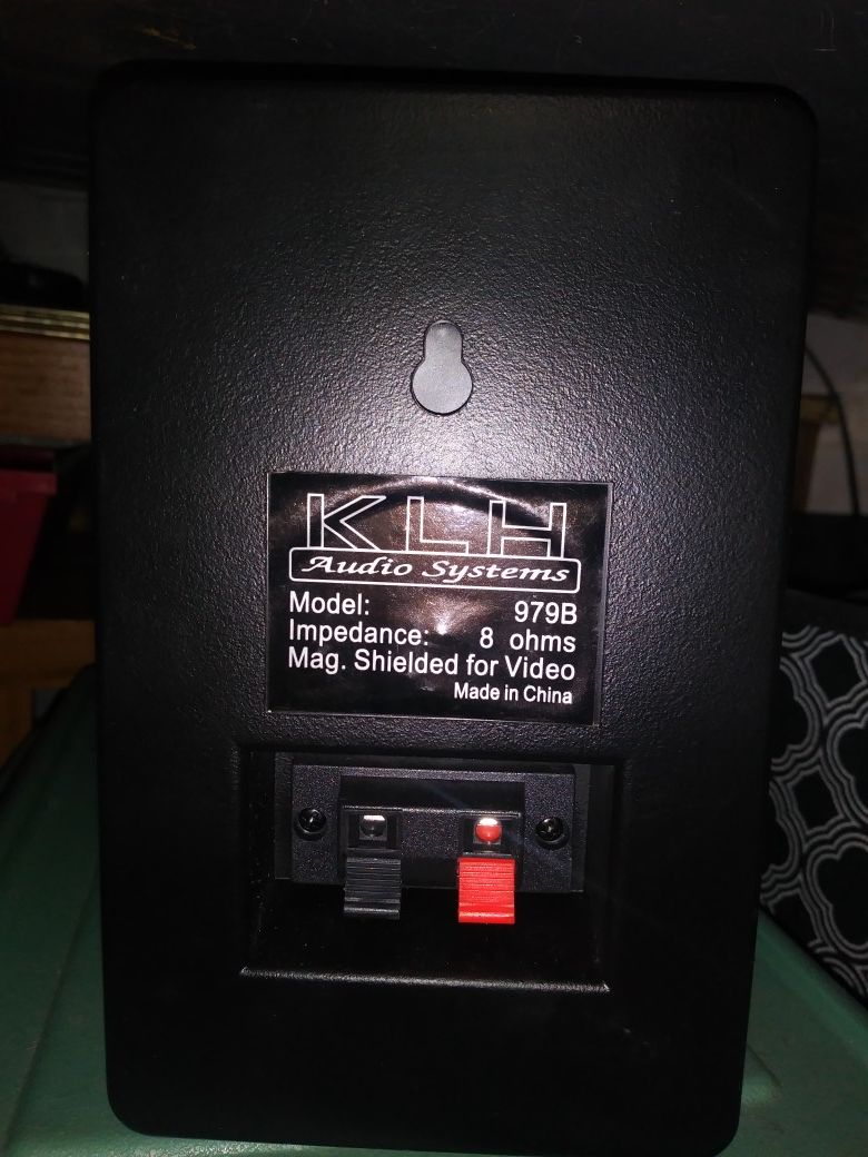 Pair KLH 3 Way Speakers Satellite Series Model 979B for Sale in