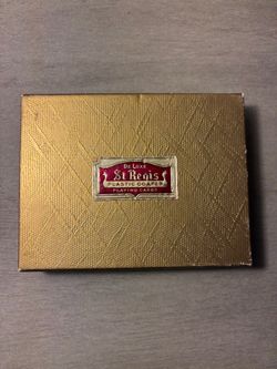 St. Regis De Luxe Plastic Coated Playing Cards