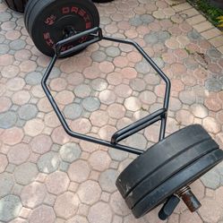 Trap/HEX Bar With Bumper Plates
