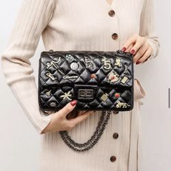 Beautiful high quality shiny black bag