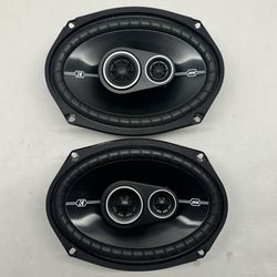 Pre-Owned Kicker 41DSC6934 6"x9" 3-Way Car Speakers Tested & Works