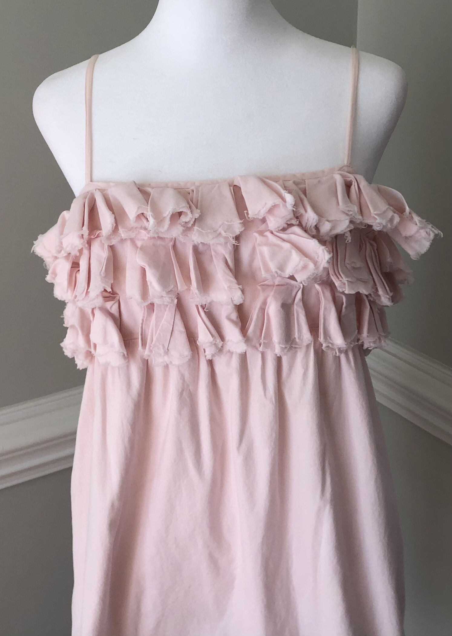 Like New, Sundress with Ruffles in Pale Pink from JCrew Factory (medium)