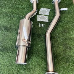 350z / G35 Single Exit Stainless Steel Exhaust Catback Nissan Infiniti VQ VQ35HR VQ35DE Z33