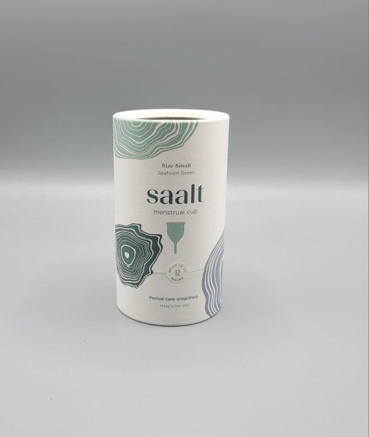 Saalt Menstrual Cup New Size Small Seafoam Green