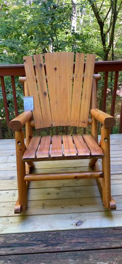Aspen Wooden Outdoor Rocking Chair