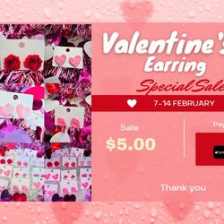 Valentines Earrings 