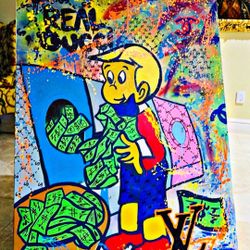 Richie Rich 1 Of 1 Custom Painting  36x48