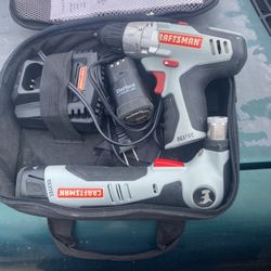 12v Craftsman Lithium Ion Auto Hammer & Drill