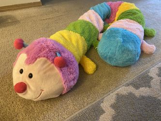 Kids Fluffy Stuffed Caterpillar 