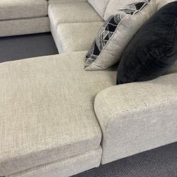 👋 SALE 👋 Brand New ~ Megginson 2pc Sectional  | Laf Chaise Storm