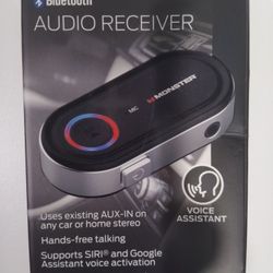 Monster Bluetooth Audio Receiver (New)