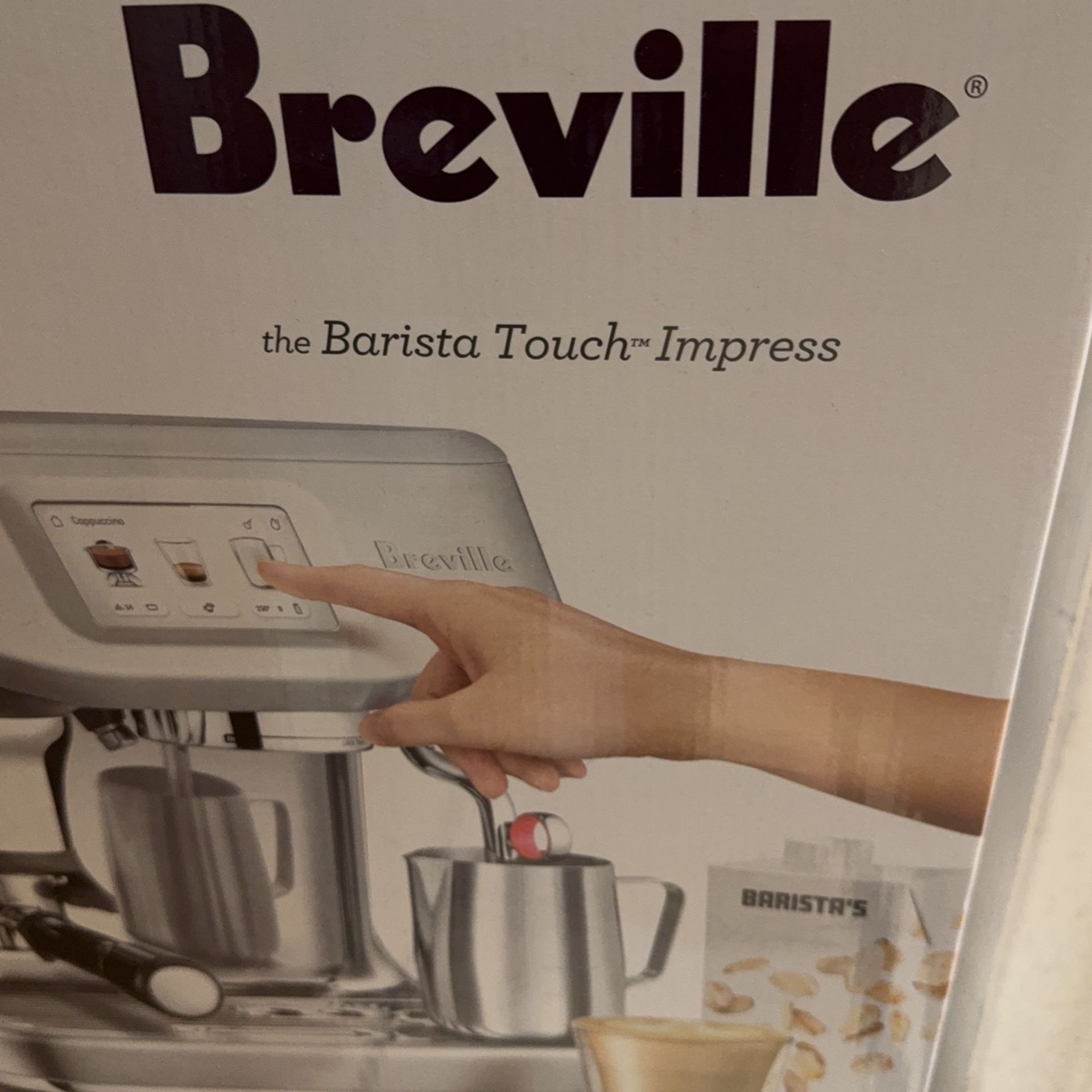 Breville Barista Touch Impress Espresso Machine Brushed Stainless BES881BSS1BNA1