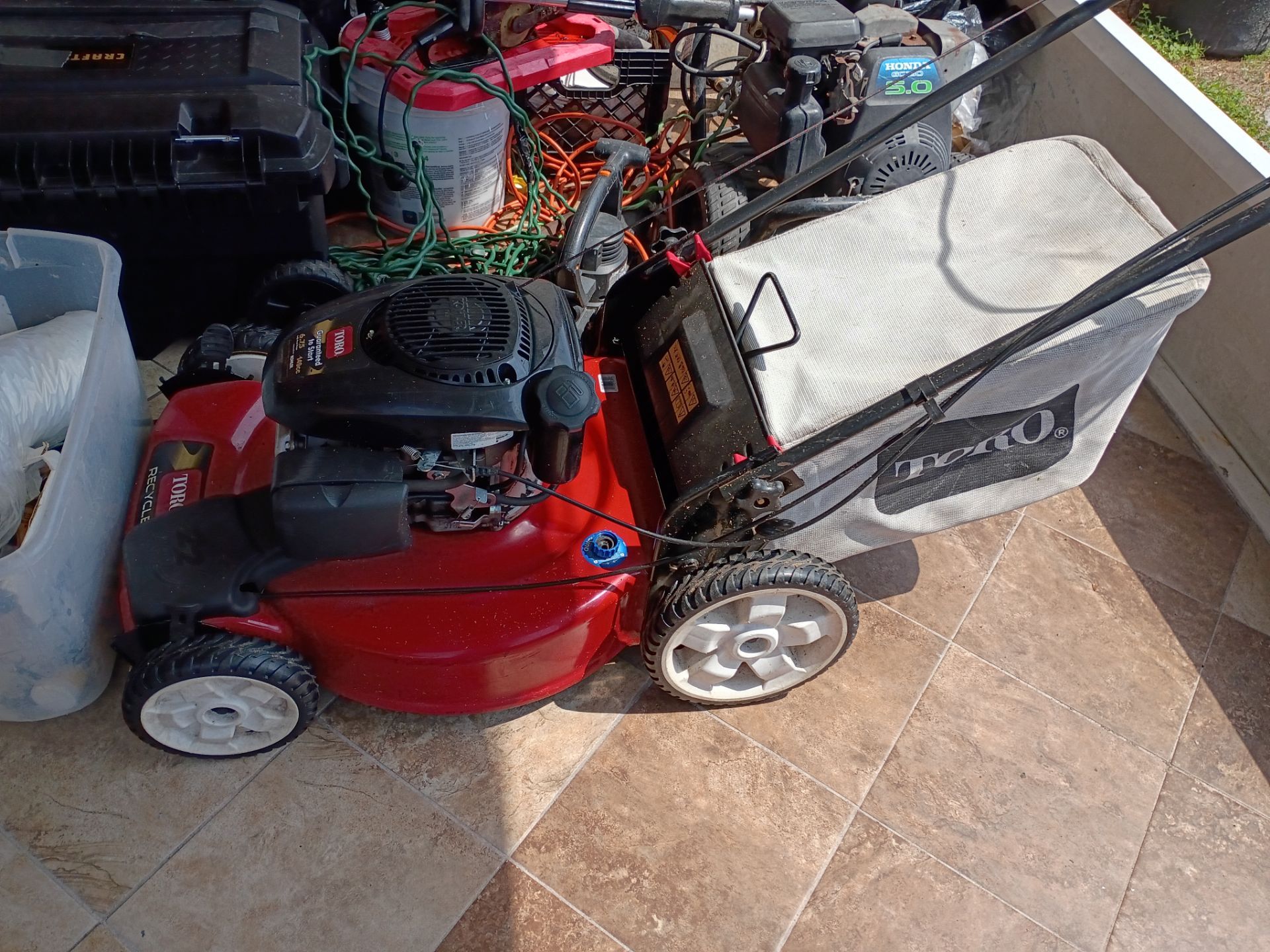 Self Propelled gas mower