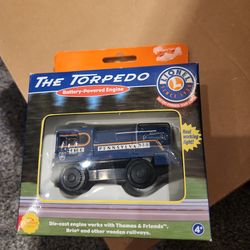 Lionel Wooden/Diecast Battery Operated The Torpedo! New! F/R! Thomas Brio