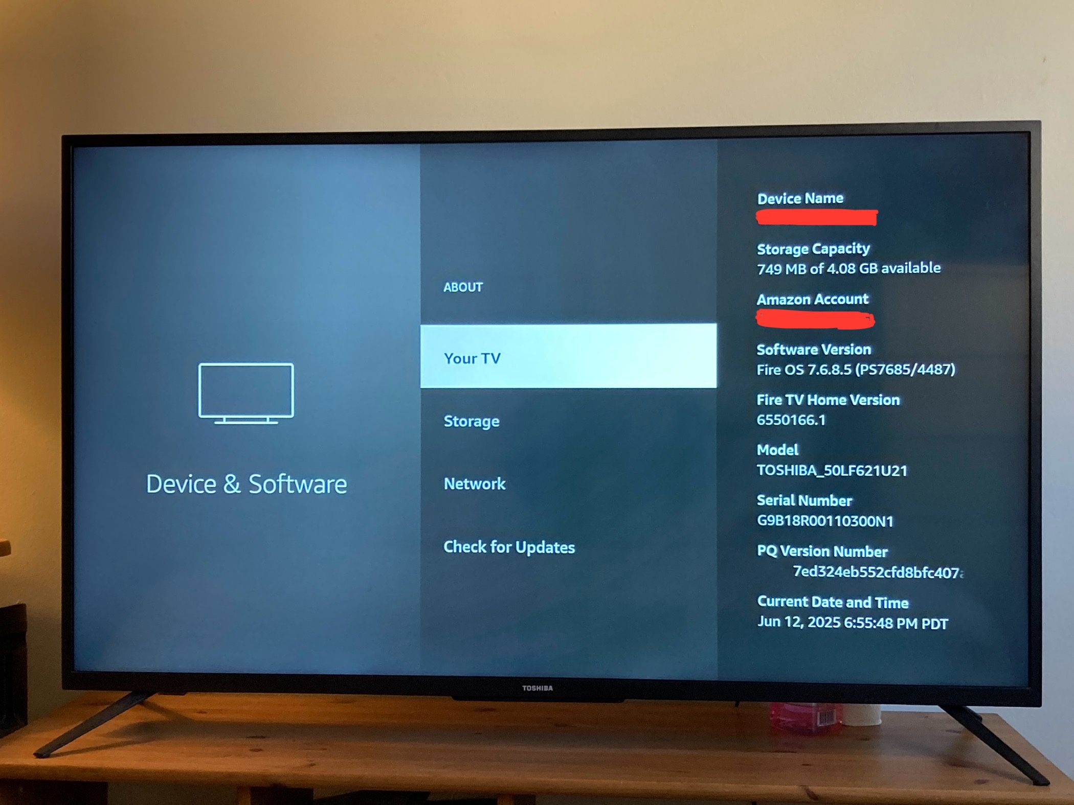 Toshiba 50LF621U21 Fire TV