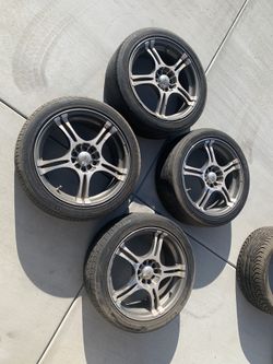 18” Rims And Tires