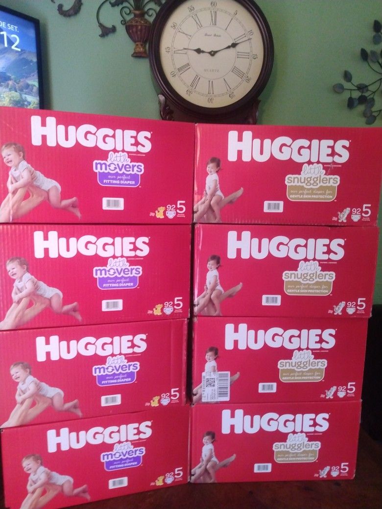 $30 Each Box Huggies #3,#4,#5,#6..Price Firm 👈