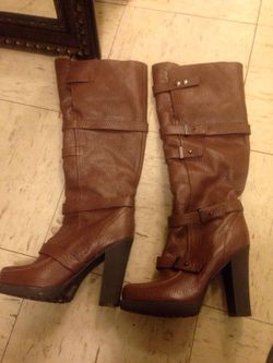 Brown Leather Boots