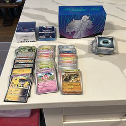 Pokémon Cards, Sleeves, and Holder