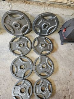 255lbs Olympic 2" weights