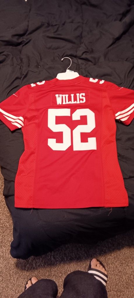 49ers women's jersey Patrick Willis