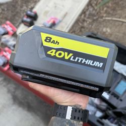 Ryobi 8 Ah Battery 40V For $70 If Picked Up Now 