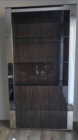 Set of 2 Scandinavian Designs 2-Door Curio, made in Italy by Alf Italia (ALF Group)