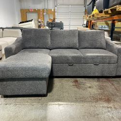 Fabric Sleeper Sofa with Chaise