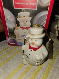 Lenox color changing snowman