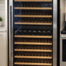 ✨ -New 23.5” Dual-Zone Wine & Beverage Fridge – 165 Bottles / 245 Cans ✨