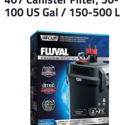 Fluval 407 Aquarium Fish Tank Canister Filter Brand New 